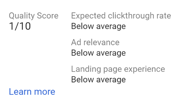 Google Ads Quality Score: What Is It & Why Should I Care? 4